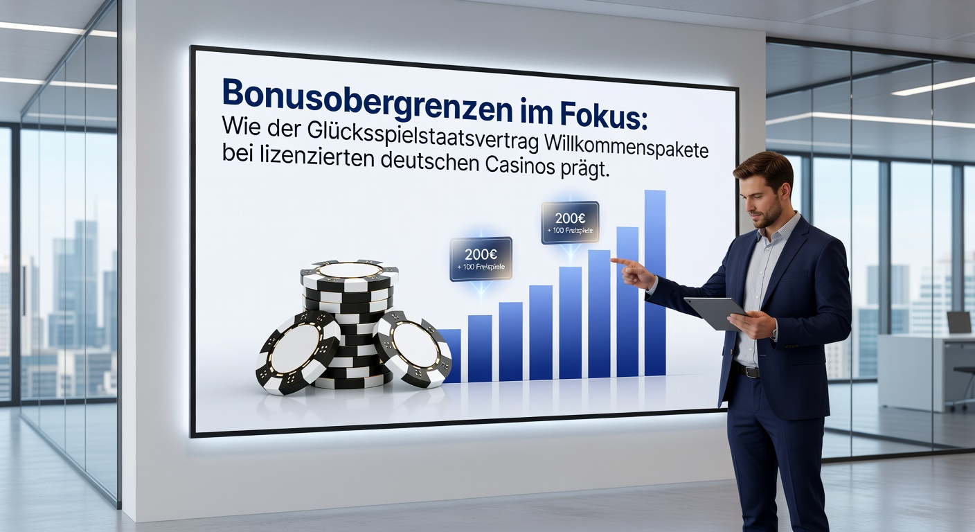 Grafik zur Bonusobergrenze von 100 Euro im Glücksspielstaatsvertrag, die Willkommensboni in deutschen Online-Casinos regelt