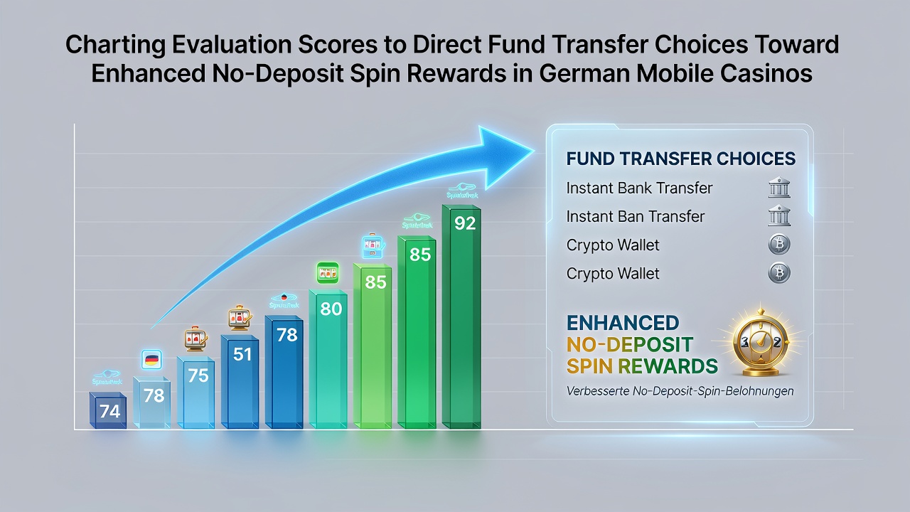 Grafik zur Bewertung von Casinos und Zahlungsmethoden in deutschen Mobile Casinos