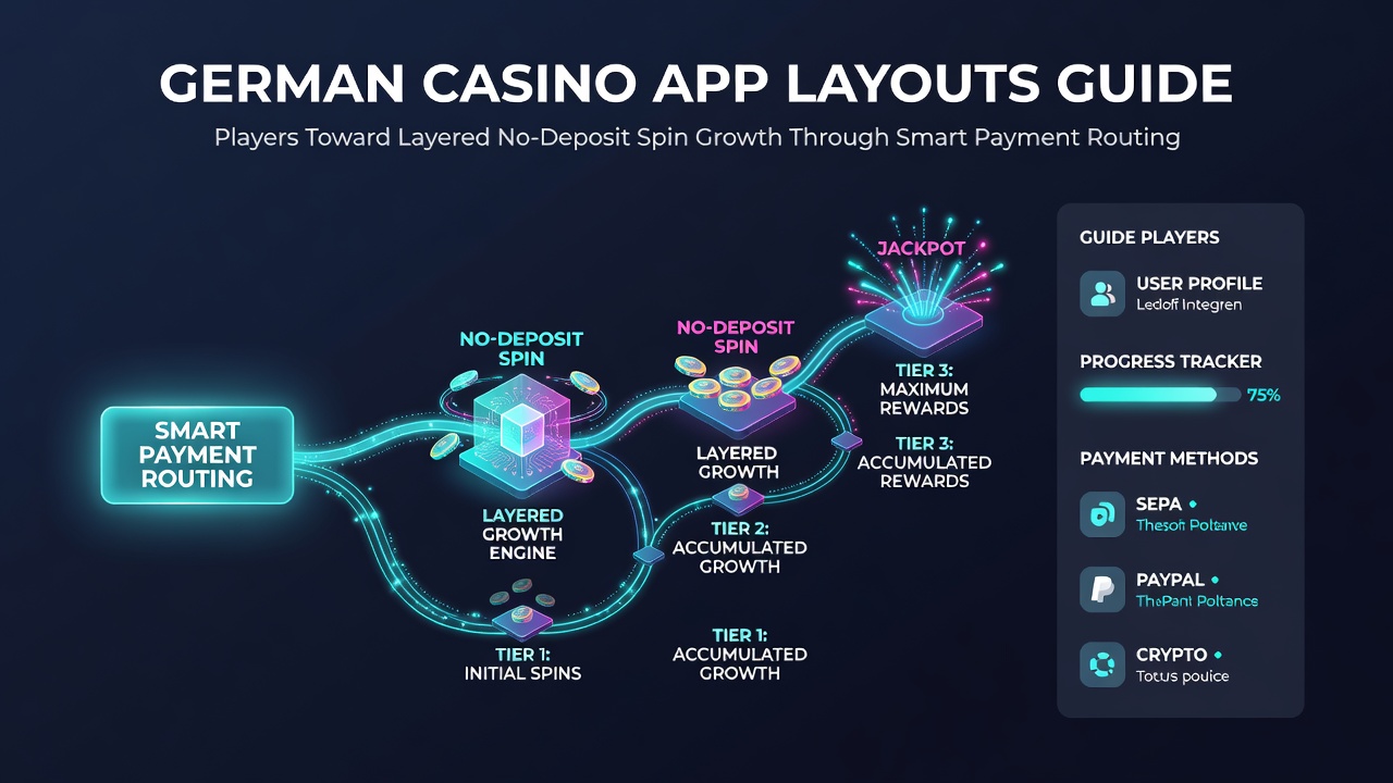 Darstellung einer typischen deutschen Casino-App-Oberfläche mit hervorgehobenen Zahlungsoptionen und Bonusanzeigen