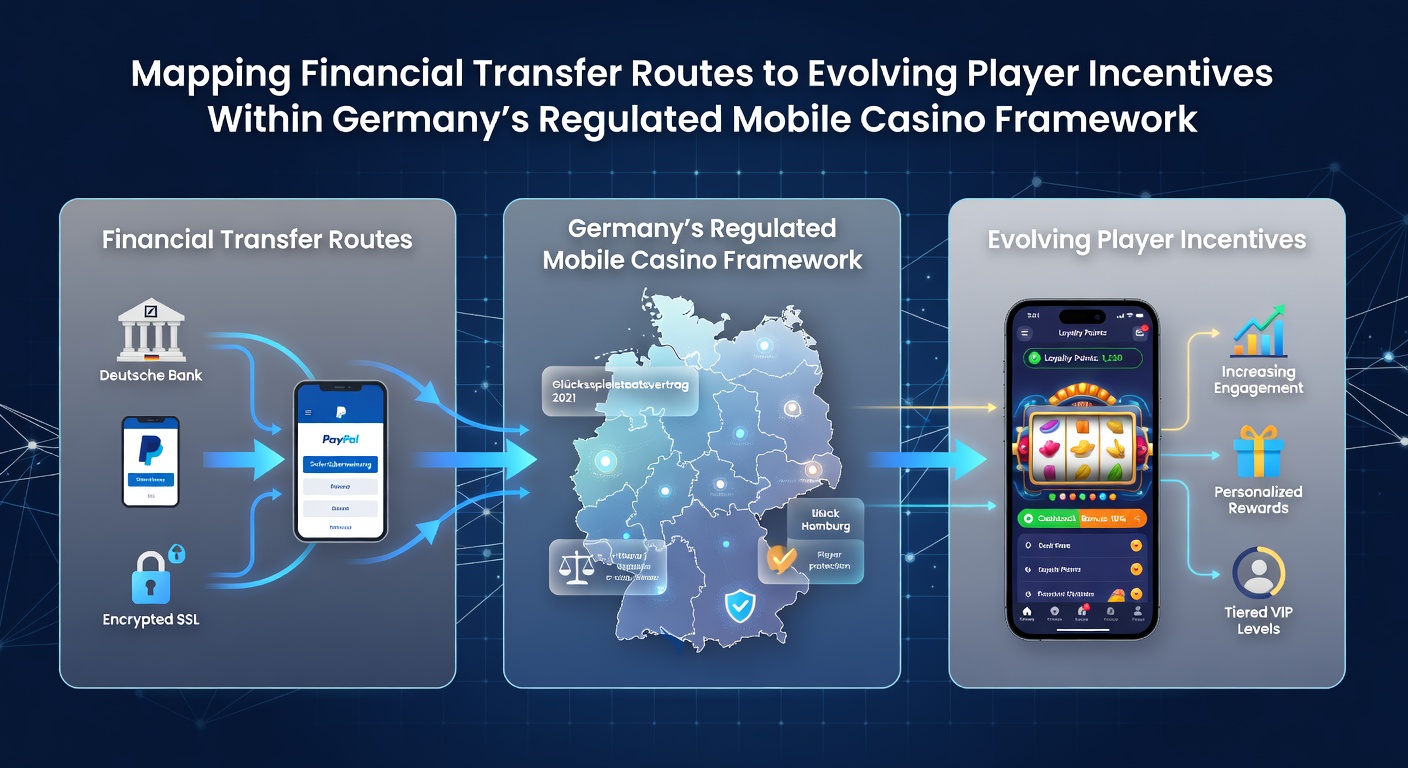 Übersicht über finanzielle Transferrouten in deutschen Mobile-Casinos mit Fokus auf regulatorische Anreize