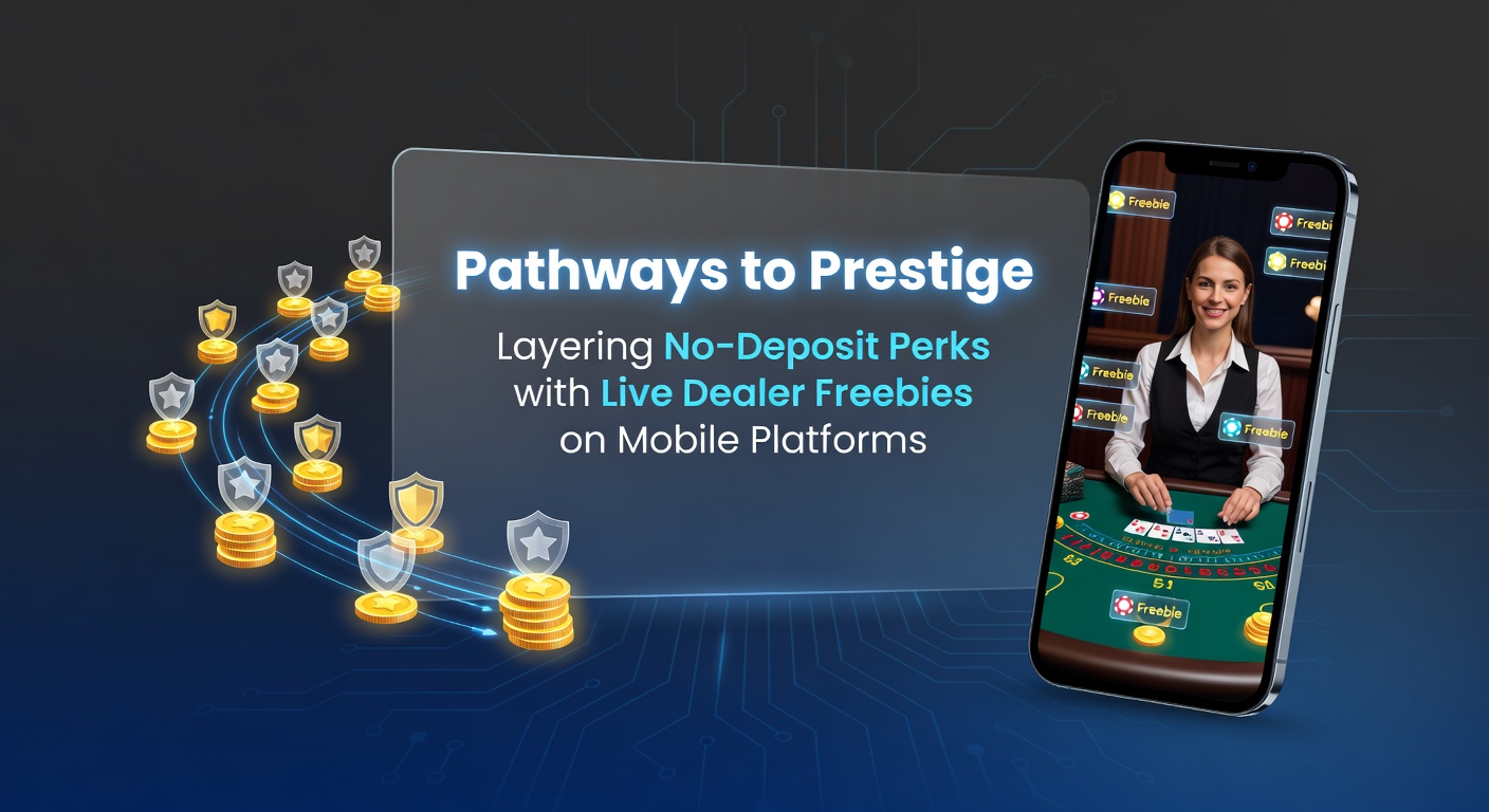 Smartphone mit laufendem Live-Dealer-Spiel und No-Deposit-Bonus-Symbolen auf dem Bildschirm, das mobile Gaming-Höhepunkte symbolisiert