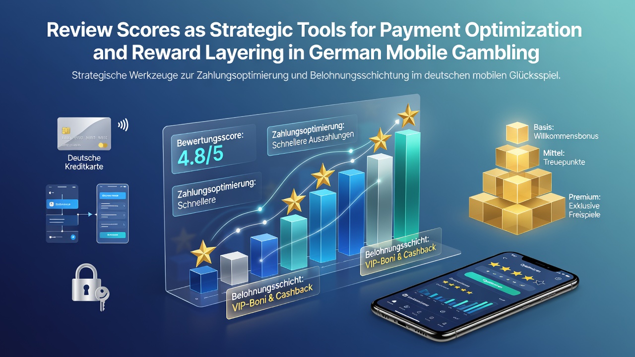 Übersicht über Bewertungsscores und Zahlungsoptionen in deutschen Mobile-Casinos