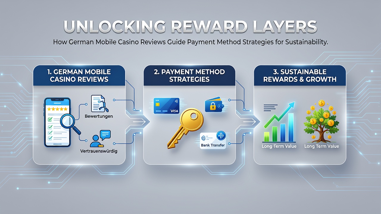 Darstellung von Zahlungsstrategien und No-Deposit-Boni in deutschen Mobile Casinos